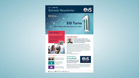 EIS Schools Newsletter - Issue One April 2026 - Cover